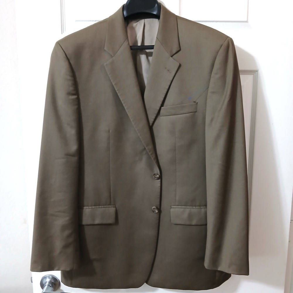 NWOT Lauren Ralph Lauren Suit Jacket Men 44R Green 100% Wool Blazer Sport Coat